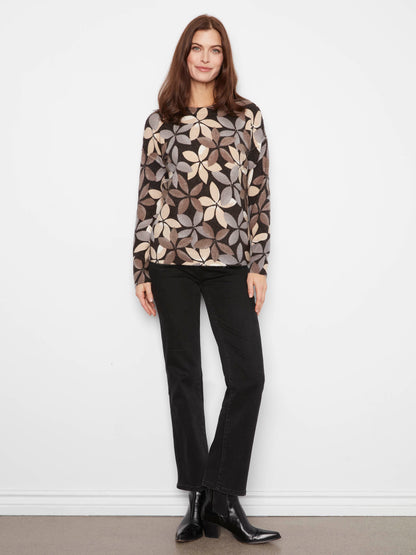 Reversible Printed Sweater - Selva