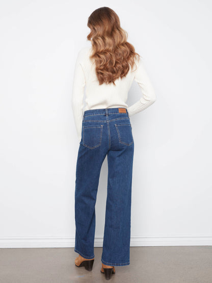 Chloe Wide Leg Jeans - Indigo