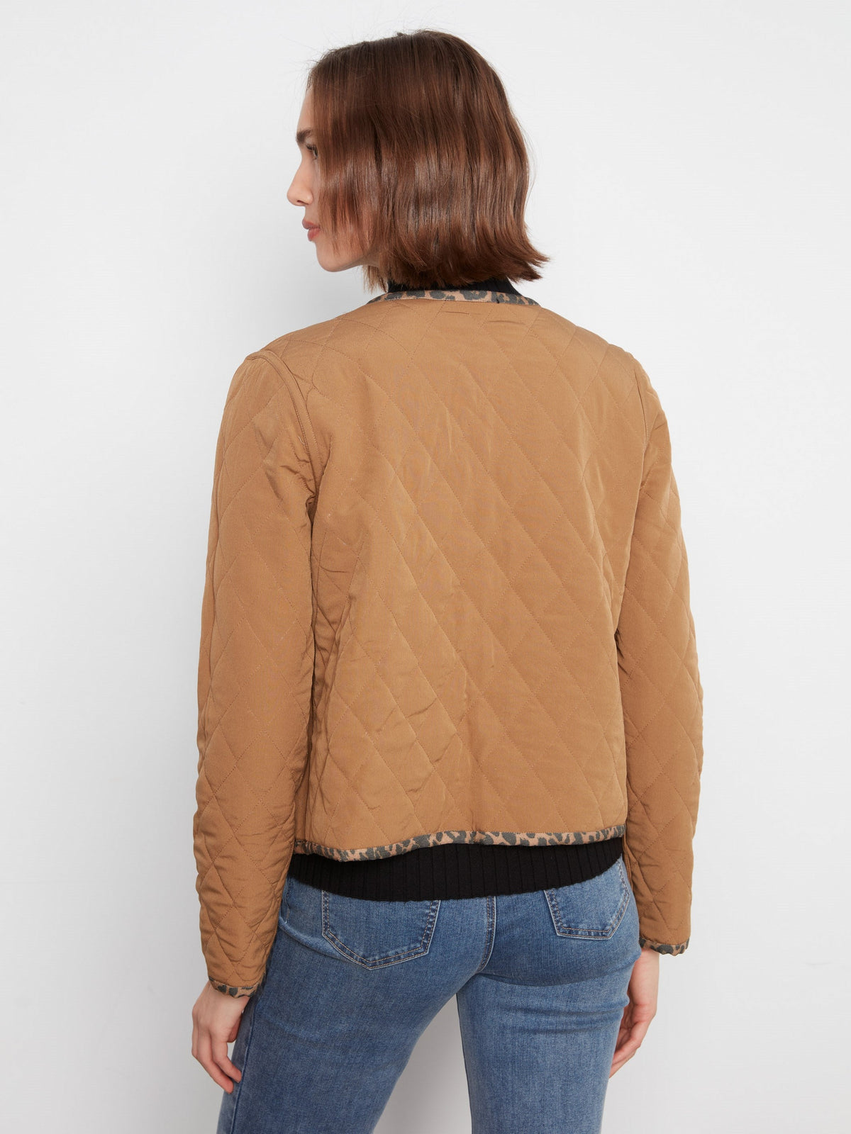 Reversible Animal Print Quilted Jacket - Imprint
