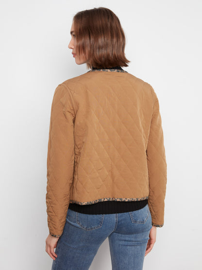 Reversible Animal Print Quilted Jacket - Imprint