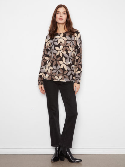 Reversible Printed Sweater - Selva