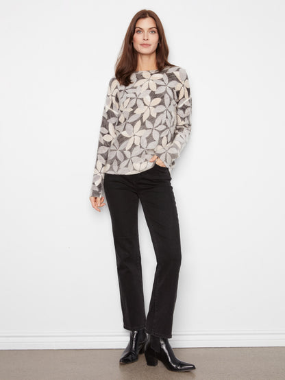 Reversible Printed Sweater - Selva