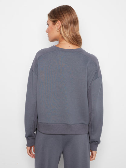 Soft Scuba Crew Neck Sweatshirt - Graphite